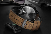 Load image into Gallery viewer, Men Quartz Military Genuine Leather Wrist Watches freeshipping - Tyche Ace