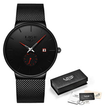 Load image into Gallery viewer, Men Quartz Minimalist Sleek Ultra-Thin Wristband Casual Watches freeshipping - Tyche Ace