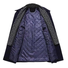 Load image into Gallery viewer, Men Scarf Collar Mid-Length Cotton Padded Thick Warm Woollen Coat freeshipping - Tyche Ace