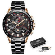 Load image into Gallery viewer, Men Stainless Steel Top Brand Luxury Sports Quartz Watches freeshipping - Tyche Ace