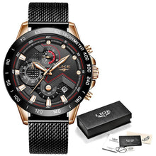 Load image into Gallery viewer, Men Stainless Steel Top Brand Luxury Sports Quartz Watches freeshipping - Tyche Ace