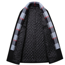 Load image into Gallery viewer, Men Stylish Detachable Scarf Single Breasted Woollen Coats freeshipping - Tyche Ace