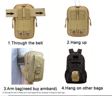 Load image into Gallery viewer, Men Tactical Pouch Belt Waist Pack Bag Small Pocket Camping Bag freeshipping - Tyche Ace
