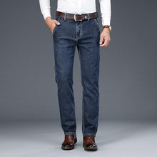 Load image into Gallery viewer, Men Tencel Cotton Loose Straight-Leg Stretch Denim Jeans freeshipping - Tyche Ace