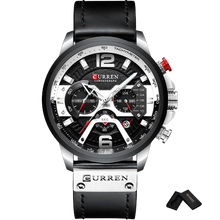 Load image into Gallery viewer, Men Top Brand Luxury Military Leather Wrist Watches freeshipping - Tyche Ace