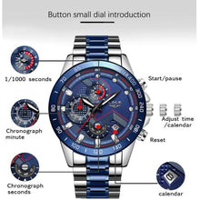 Load image into Gallery viewer, Men Top Brand Stainless Steel Wrist Watch freeshipping - Tyche Ace