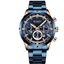 Load image into Gallery viewer, Men Waterproof Military Stainless Steel Wrist Watch freeshipping - Tyche Ace