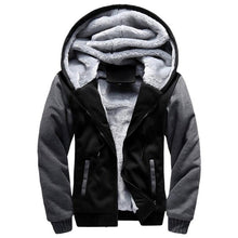 Load image into Gallery viewer, Men Winter Thick Warm Fleece Zip Up Hoodie freeshipping - Tyche Ace
