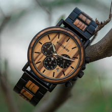 Load image into Gallery viewer, Men Wooden Stylish fashionable Military Watches freeshipping - Tyche Ace
