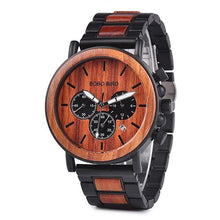Load image into Gallery viewer, Men Wooden Stylish fashionable Military Watches freeshipping - Tyche Ace