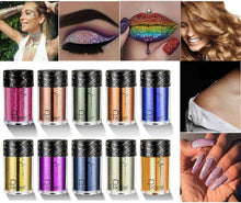 Load image into Gallery viewer, Mermaid Sequins Glitters 3D Holographic Eye Skin Hair Highlighter Makeup freeshipping - Tyche Ace