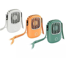 Load image into Gallery viewer, Mini Handheld 3 Gears Adjustable,  Neck Hanging, USB Charging Cooling Fan freeshipping - Tyche Ace