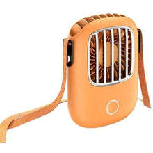 Load image into Gallery viewer, Mini Handheld 3 Gears Adjustable,  Neck Hanging, USB Charging Cooling Fan freeshipping - Tyche Ace