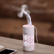 Load image into Gallery viewer, Mini LED Night Aroma Essential Oil Ultrasonic Humidifier Diffuser With Fan freeshipping - Tyche Ace