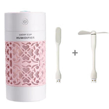 Load image into Gallery viewer, Mini LED Night Aroma Essential Oil Ultrasonic Humidifier Diffuser With Fan freeshipping - Tyche Ace