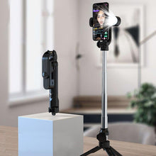 Load image into Gallery viewer, Mobile Phone Tripod Selfie Stick & Flood Lamp Stand freeshipping - Tyche Ace