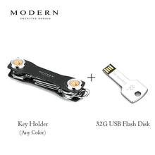 Load image into Gallery viewer, Modern Stylish Aluminium Smart Pocket Keys Holder Organiser Wallet freeshipping - Tyche Ace