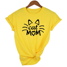 Load image into Gallery viewer, MomLife Women Stay at Home Cat Mom T Shirts freeshipping - Tyche Ace