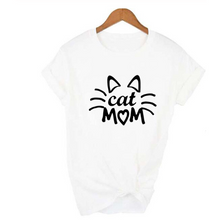 Load image into Gallery viewer, MomLife Women Stay at Home Cat Mom T Shirts freeshipping - Tyche Ace