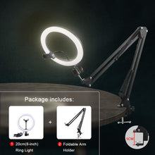 Load image into Gallery viewer, Multi-Function Led Rim Of Lamp Selfie Ring Light Photography Mobile Holder Support Tripod Stand freeshipping - Tyche Ace
