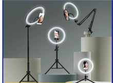 Load image into Gallery viewer, Multi-Function Led Rim Of Lamp Selfie Ring Light Photography Mobile Holder Support Tripod Stand freeshipping - Tyche Ace