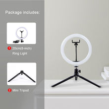 Load image into Gallery viewer, Multi-Function Led Rim Of Lamp Selfie Ring Light Photography Mobile Holder Support Tripod Stand freeshipping - Tyche Ace
