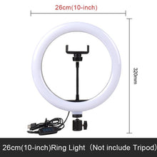 Load image into Gallery viewer, Multi-Function Led Rim Of Lamp Selfie Ring Light Photography Mobile Holder Support Tripod Stand freeshipping - Tyche Ace