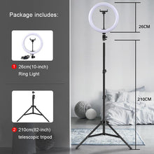 Load image into Gallery viewer, Multi-Function Led Rim Of Lamp Selfie Ring Light Photography Mobile Holder Support Tripod Stand freeshipping - Tyche Ace