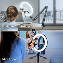 Load image into Gallery viewer, Multi-Function Led Rim Of Lamp Selfie Ring Light Photography Mobile Holder Support Tripod Stand freeshipping - Tyche Ace