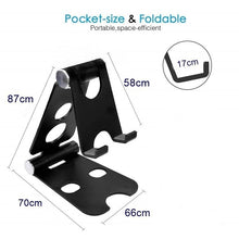 Load image into Gallery viewer, Multi-Purpose Aluminium Foldable Desk Mobile Phone Stand Holder freeshipping - Tyche Ace