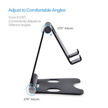 Load image into Gallery viewer, Multi-Purpose Aluminium Foldable Desk Mobile Phone Stand Holder freeshipping - Tyche Ace