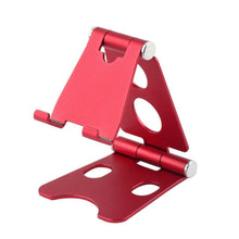 Load image into Gallery viewer, Multi-Purpose Aluminium Foldable Desk Mobile Phone Stand Holder freeshipping - Tyche Ace