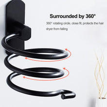Load image into Gallery viewer, Multifunction Aluminium Wall Mounted Hair Dryer Spiral Stand Organiser freeshipping - Tyche Ace