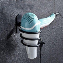 Load image into Gallery viewer, Multifunction Aluminium Wall Mounted Hair Dryer Spiral Stand Organiser freeshipping - Tyche Ace