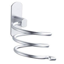 Load image into Gallery viewer, Multifunction Aluminium Wall Mounted Hair Dryer Spiral Stand Organiser freeshipping - Tyche Ace