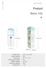 Load image into Gallery viewer, Nano USB Face Skin Care Anti-aging Hydrating Disinfect Steamer freeshipping - Tyche Ace
