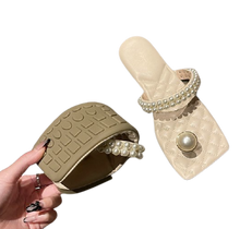 Load image into Gallery viewer, Stylish Pearl Trim Design Comfy Sandals For Women - Tyche Ace
