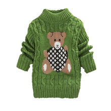 Load image into Gallery viewer, Unisex Cartoon Bear Design Warm Knitted Jumper For Kids - Tyche Ace
