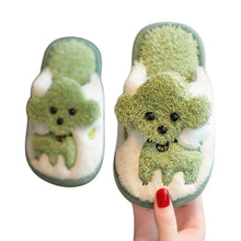 Load image into Gallery viewer, Cartoon Dog Design Warm Plush Slippers For Kids