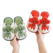 Load image into Gallery viewer, Cartoon Dog Design Warm Plush Slippers For Kids