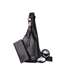 Load image into Gallery viewer, PU Leather Theftproof Rotatable Button Waterproof Shoulder Bags