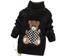 Load image into Gallery viewer, Unisex Cartoon Bear Design Warm Knitted Jumper For Kids - Tyche Ace