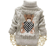 Load image into Gallery viewer, Unisex Cartoon Bear Design Warm Knitted Jumper For Kids - Tyche Ace
