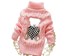 Load image into Gallery viewer, Unisex Cartoon Bear Design Warm Knitted Jumper For Kids - Tyche Ace