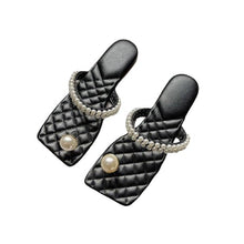 Load image into Gallery viewer, Stylish Pearl Trim Design Comfy Sandals For Women - Tyche Ace