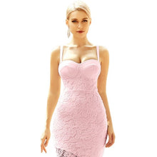 Load image into Gallery viewer, Stylish Lace Spaghetti Strap Bandage Dress For Women - Tyche Ace