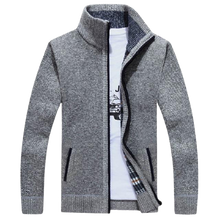 Load image into Gallery viewer, Men Winter Thick Faux Fur Wool Sweater Cardigan Jackets freeshipping - Tyche Ace