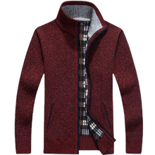 Load image into Gallery viewer, Men Winter Thick Faux Fur Wool Sweater Cardigan Jackets freeshipping - Tyche Ace