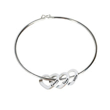 Load image into Gallery viewer, Stainless Steel Hearts Custom Bracelets For Women freeshipping - Tyche Ace