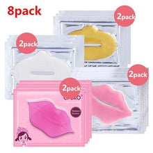 Load image into Gallery viewer, Packs Crystal Collagen Anti Aging Moisture Essence Gel Patch Lip Masks freeshipping - Tyche Ace